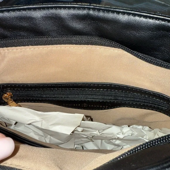 CL by Chinese Laundry Camouflage Crossbody Bag with Orange Accents - Picture 3 of 4